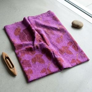 Redsoga Radiant Purple Ecoprint Fabric