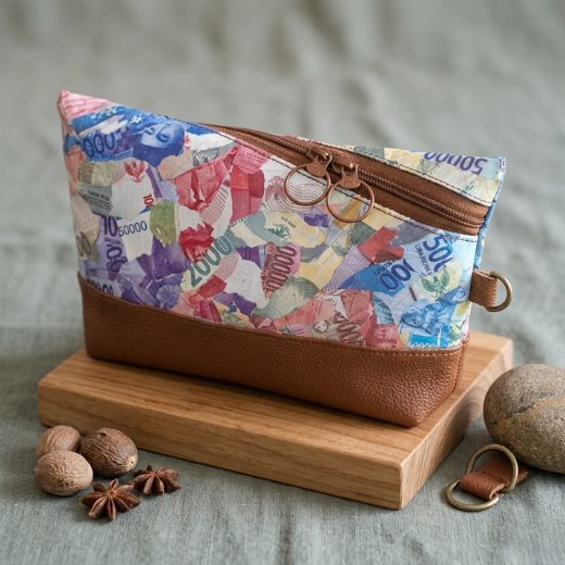spark nigh party dress green Redsoga Money Art Pouch